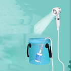Outdoor Portable Electric Bath Kit Rechargeable Pump for Travel Caravan Van Camping Shower Pet Clean