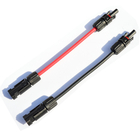 Solar Panel Extension Cable 6 4 2.5 mm² 10 12 14 AWG Black and Red with Solar PV Wires Connectors 1-10 meters