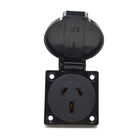 Outdoor Wall Mounted Electrical Power Socket Outlet Imitation Marble Polyethylene Plastic