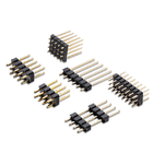 Pitch 1.27mm 2.0mm 2.54mm Male Angle Pin Header PCB SMT Connector Single Dual Triple Row Customized