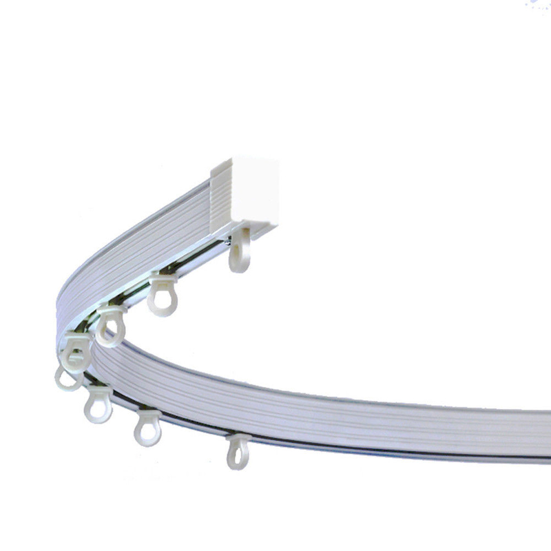 Bendable Plastic Aluminum Alloy Pole, Curved Curtain Track